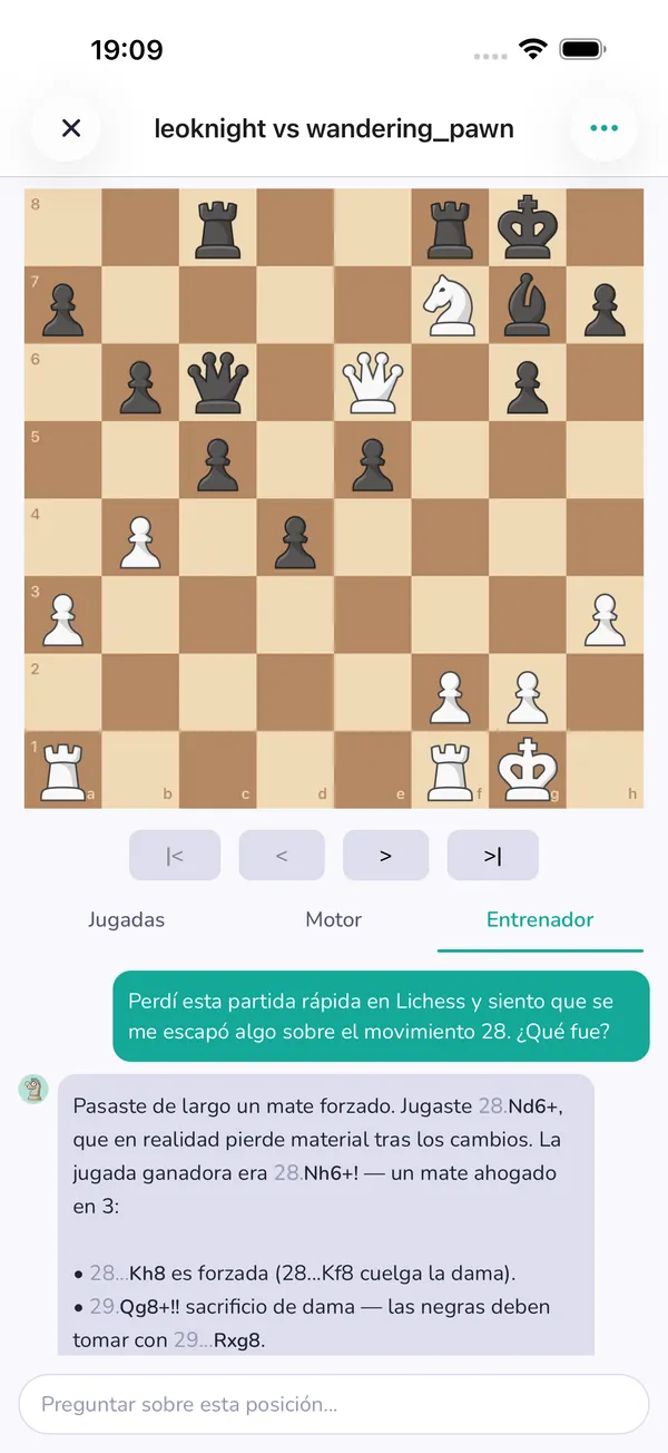Entrenador de IA